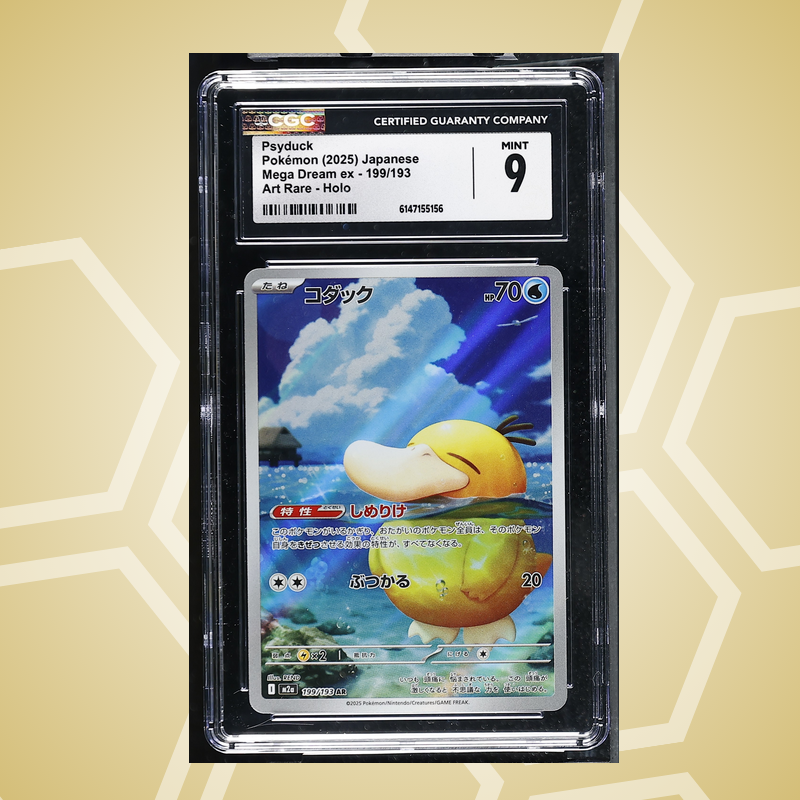 Enton (Psyduck) Art Rare Holo – Mega Dream ex JP – CGC 9 (2025)
