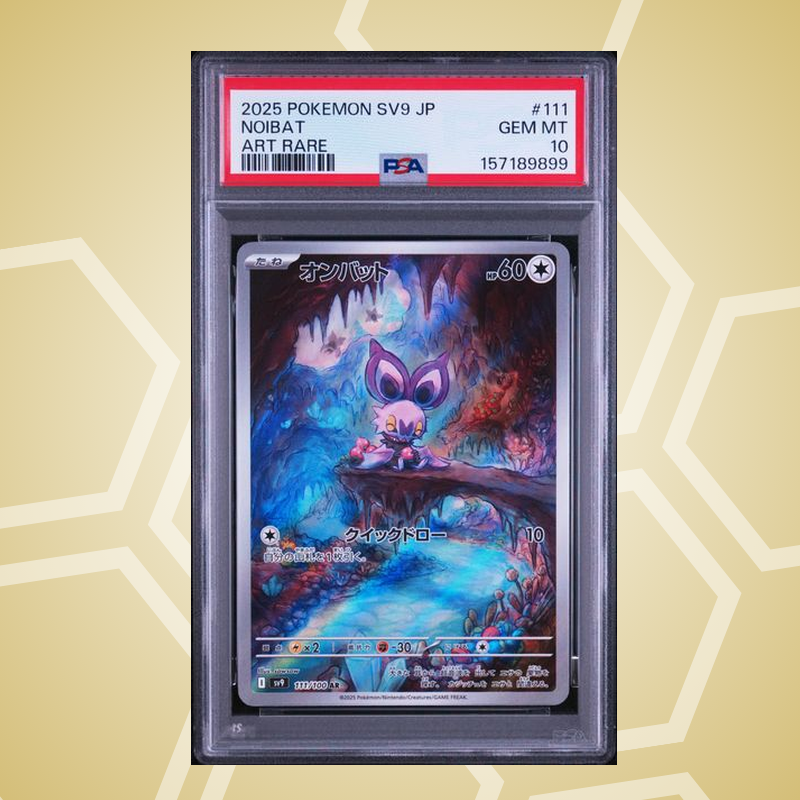 eF-eM (Noibat) Art Rare – Battle Partners JP – PSA 10 (2025)
