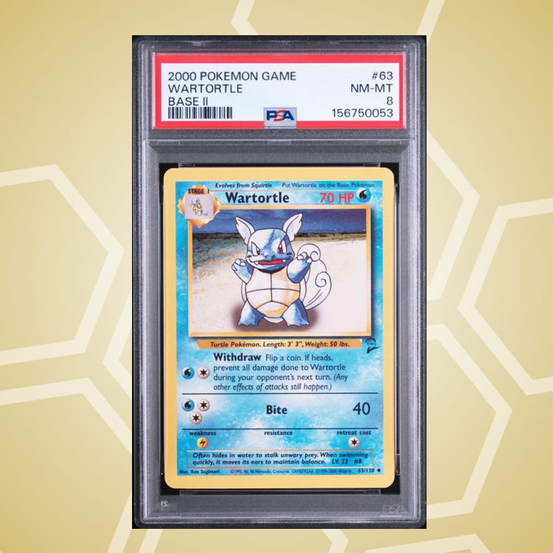 Schillok (Wartortle) – Game Base Ii EN – PSA 8 (2000)