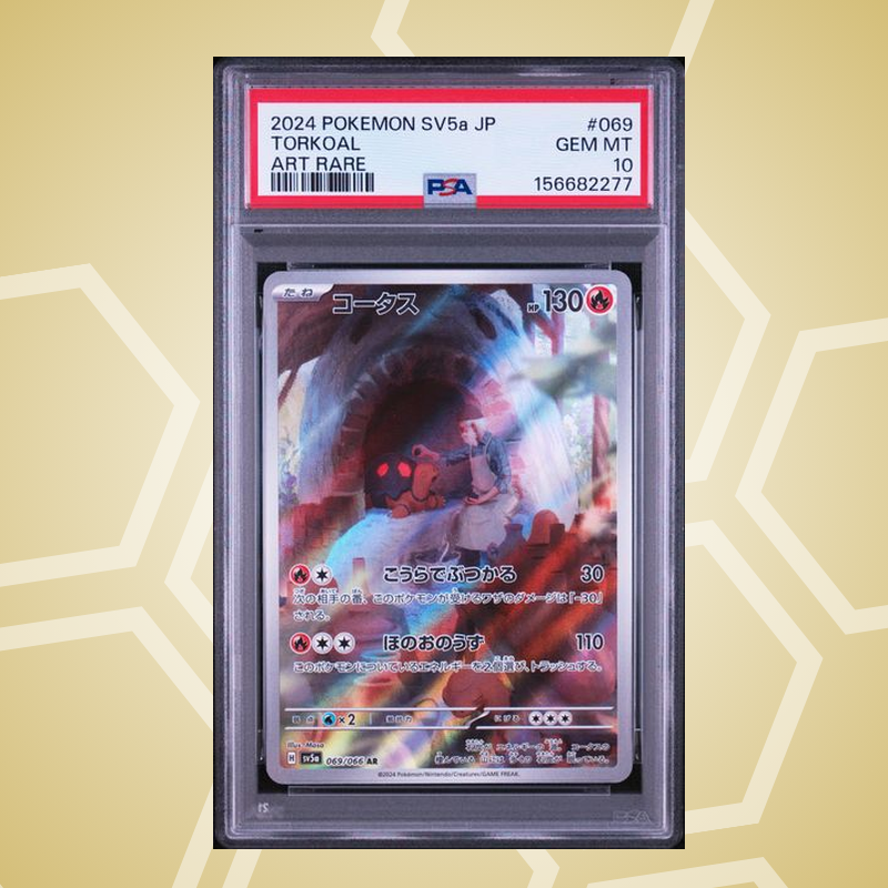 Qurtel (Torkoal) Art Rare – Crimson Haze JP – PSA 10 (2024)
