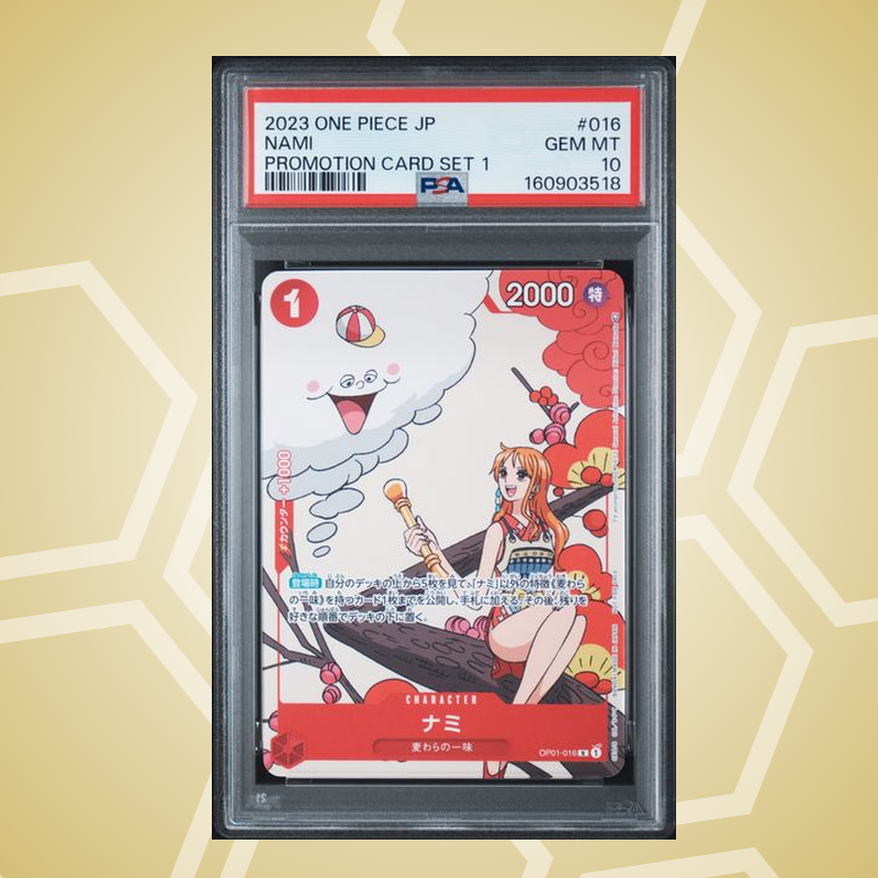 2023 One Piece Japanese Promos #016 Nami Promotion Card Set 1 – PSA 10