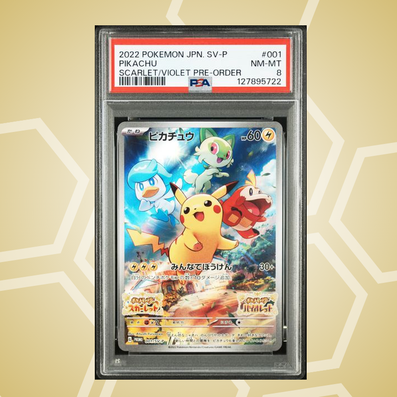 Pikachu – SV Promo JP – PSA 8 (2022)