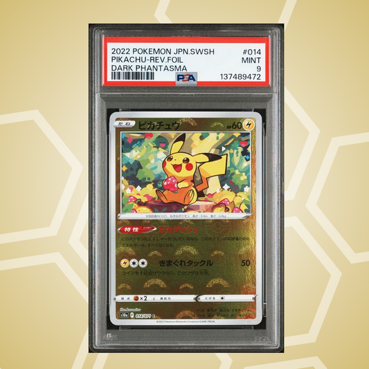 Pikachu – Sword & Shield Dark Phantasma JP – PSA 9 (2022)