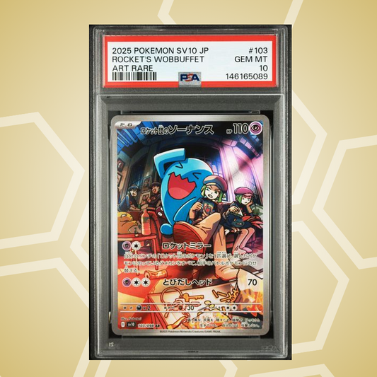 Rockets Woingenau (Wobbuffet) Art Rare – Glory Of Team Rocket JP – PSA 10