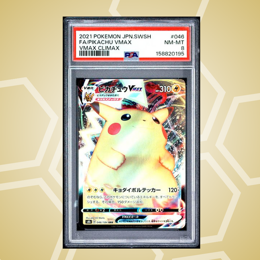 Pikachu VMAX Full Art – Sword & Shield VMAX Climax JP – PSA 8 (2021)