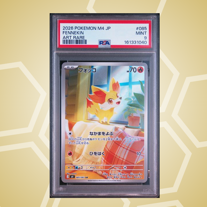 Fynx (Fennekin) Art Rare – Ninja Spinner JP – PSA 9 (2026)