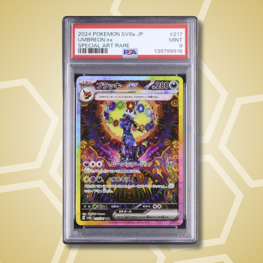 2024 Pokemon Japanese Umbreon ex SAR Terastal Fest ex SV8a #217 PSA 9