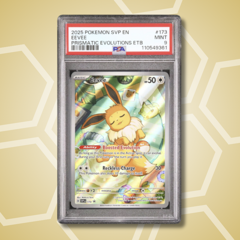 2025 Pokemon Eevee Promo AR Elite Trainer Box #173 PSA 9 (EN)