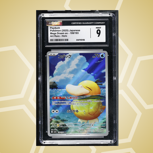 Enton (Psyduck) Art Rare Holo – Mega Dream ex JP – CGC 9 (2025)