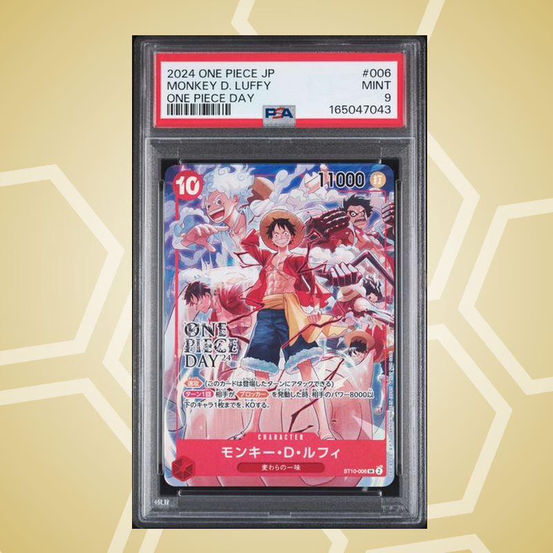 2024 One Piece Japanese Promos #006 Monkey D. Luffy One Piece Day – PSA 9