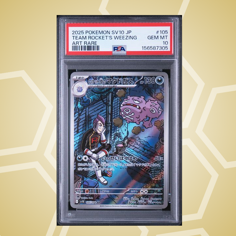 Team Rockets Smogmog (Weezing) Art Rare – Glory Of Team Rocket JP – PSA 10