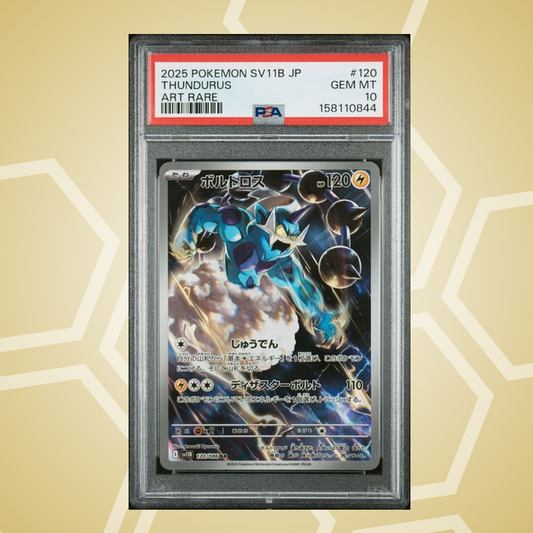 Voltolos (Thundurus) Art Rare – Black Bolt JP – PSA 10 (2025)