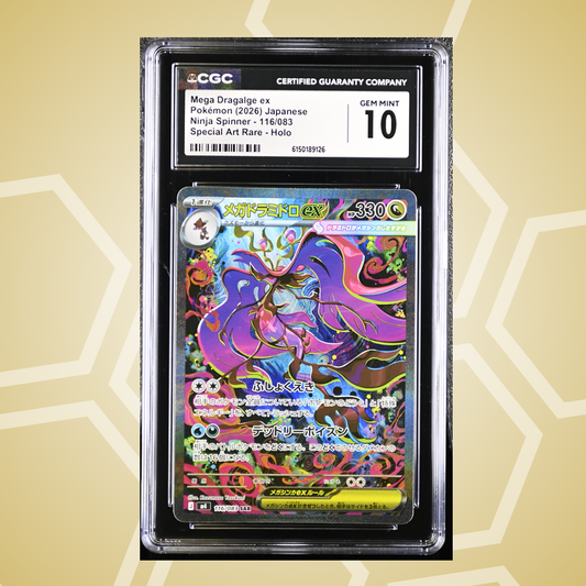 Mega-Tandrak (Dragalge) ex Special Art Rare Holo – Ninja Spinner JP – CGC 10