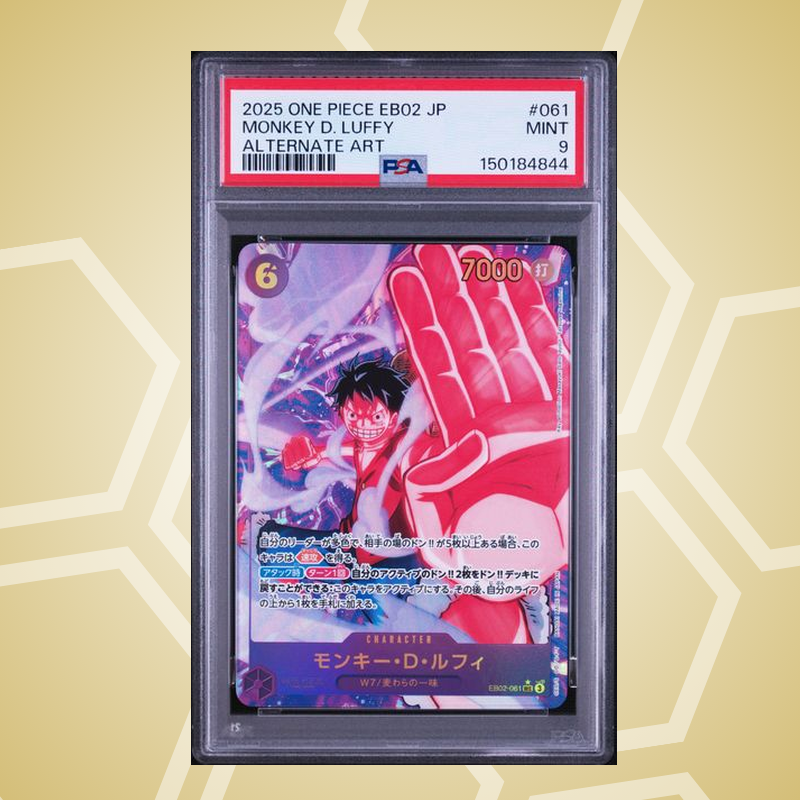 2025 One Piece Japanese Eb02-Extra Booster -Anime 25Th Collection- #061 Monkey D. Luffy Alternate Art – PSA 9