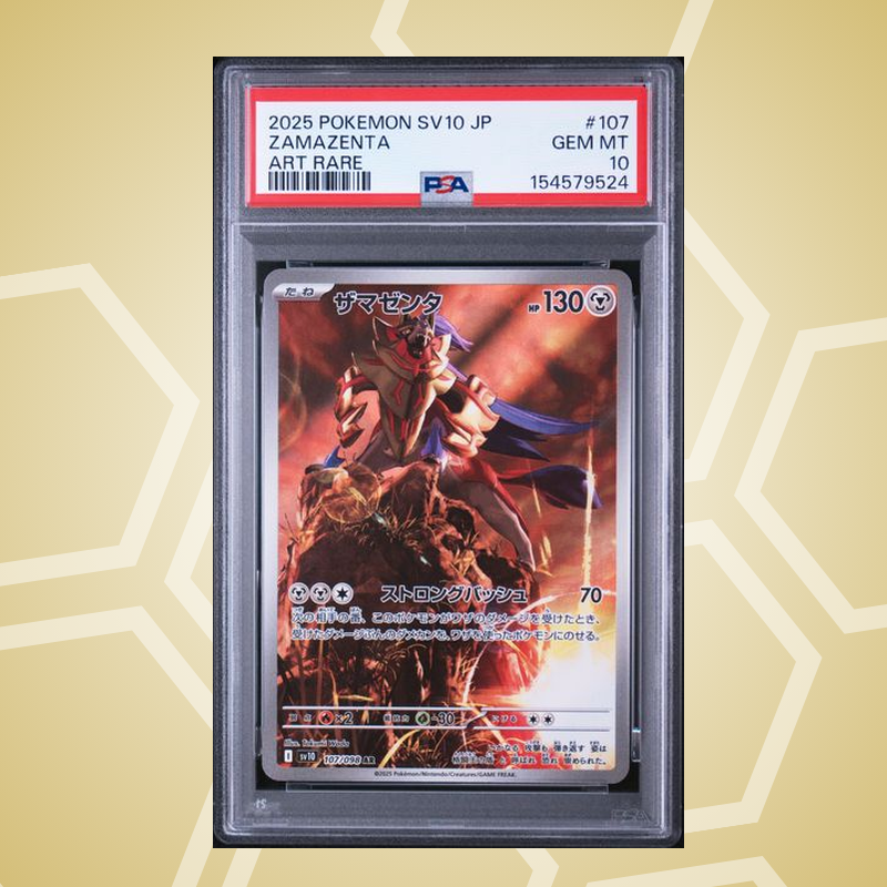 Zamazenta Art Rare – Glory Of Team Rocket JP – PSA 10 (2025)