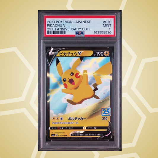 Pikachu V – 25Th Anniversary Collection JP – PSA 9 (2021)