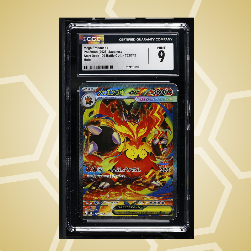 Mega-Flambirex (Emboar) ex Holo – Start Deck 100 Battle Coll. JP – CGC 9