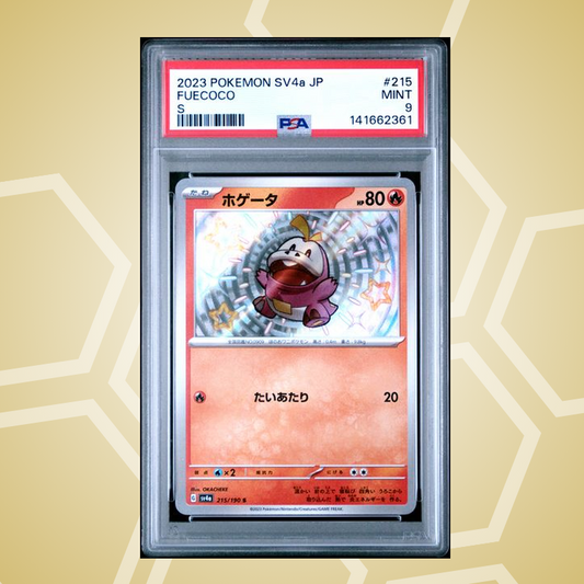 Krokel (Fuecoco) – Shiny Treasure ex JP – PSA 9 (2023)