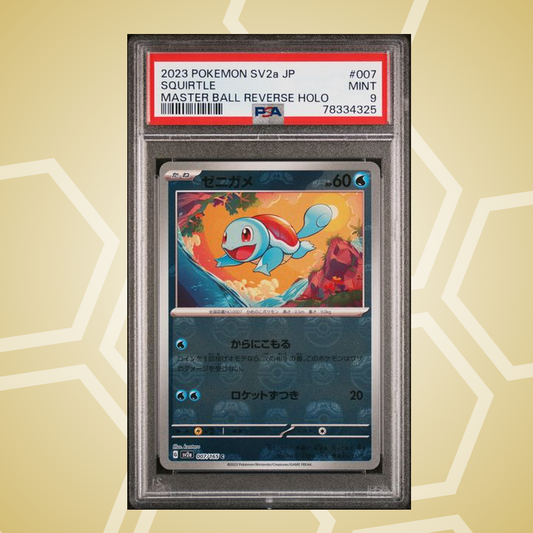 Schiggy (Squirtle) Reverse Holo – Pokemon Card 151 JP – PSA 9 (2023)