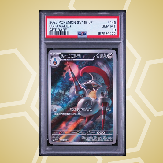Cavalanzas (Escavalier) Art Rare – Black Bolt JP – PSA 10 (2025)