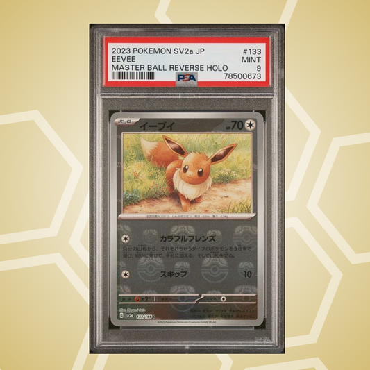Evoli (Eevee) Reverse Holo – Pokemon Card 151 JP – PSA 9 (2023)