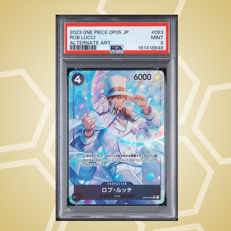2023 One Piece Japanese Op05-Awakening Of The New Era #093 Rob Lucci Alternate Art – PSA 9