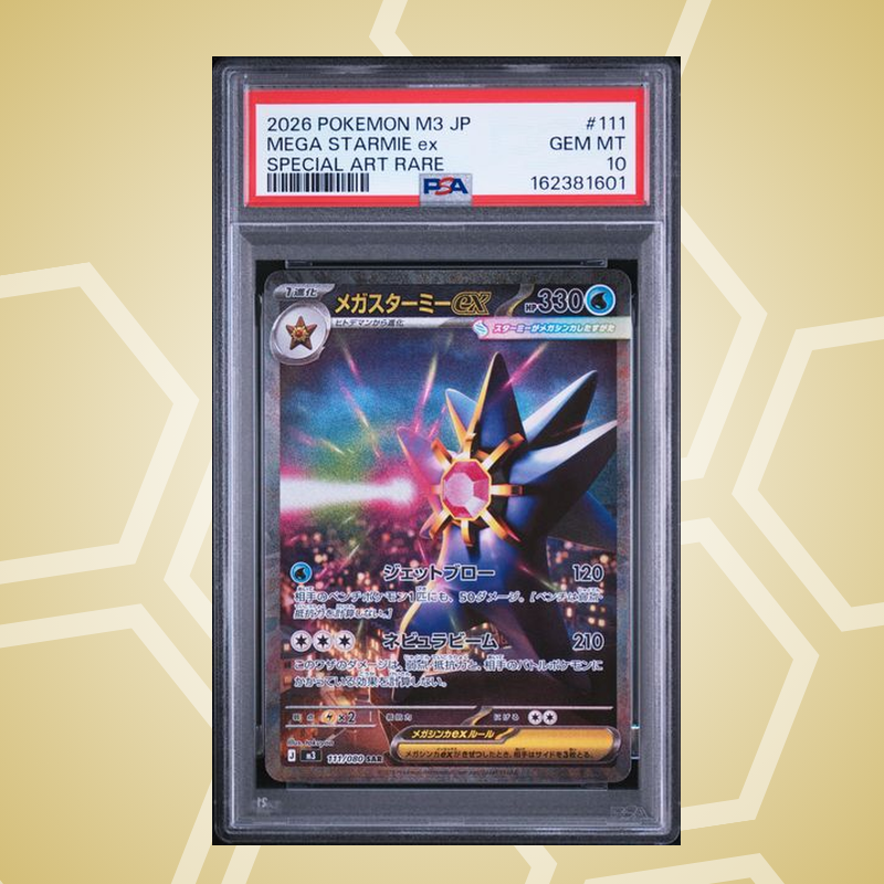 Mega-Starmie ex Special Art Rare – Nullifying Zero JP – PSA 10 (2026)